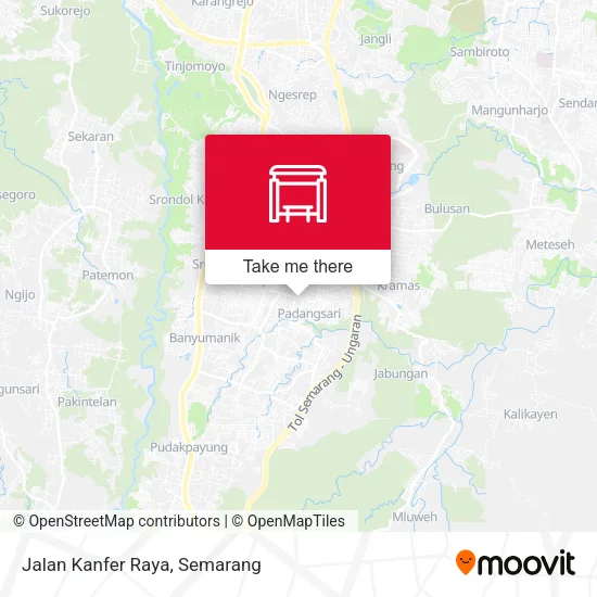 Jalan Kanfer Raya map