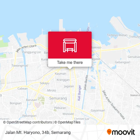 Jalan Mt. Haryono, 34b map