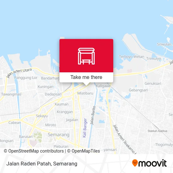 Jalan Raden Patah map