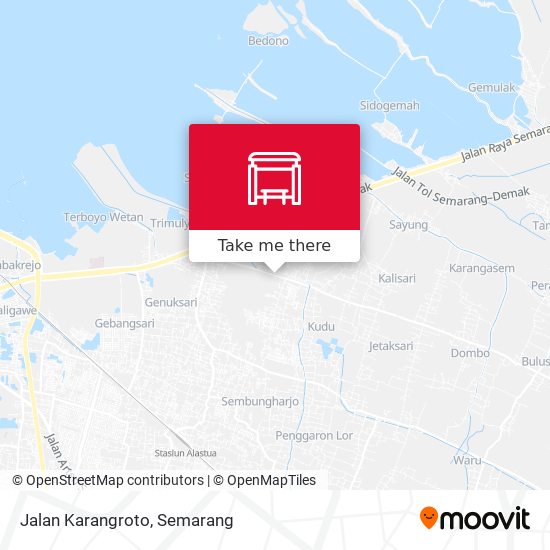 Jalan Karangroto map