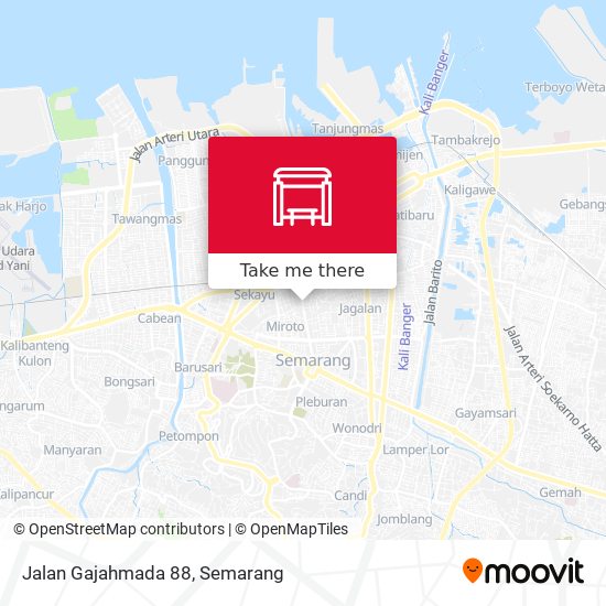 Jalan Gajahmada 88 map