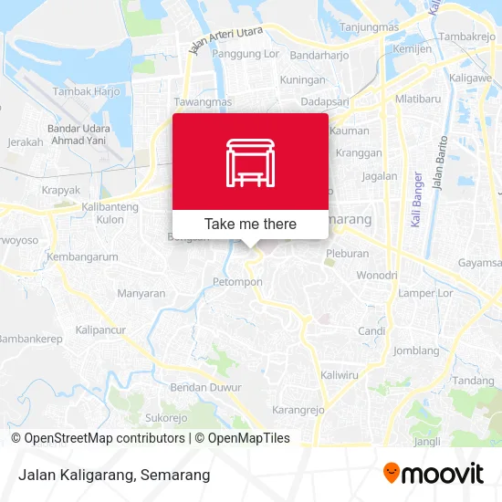 Jalan Kaligarang map