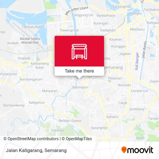 Jalan Kaligarang map