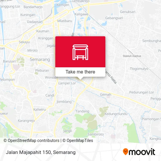 Jalan Majapahit 150 map