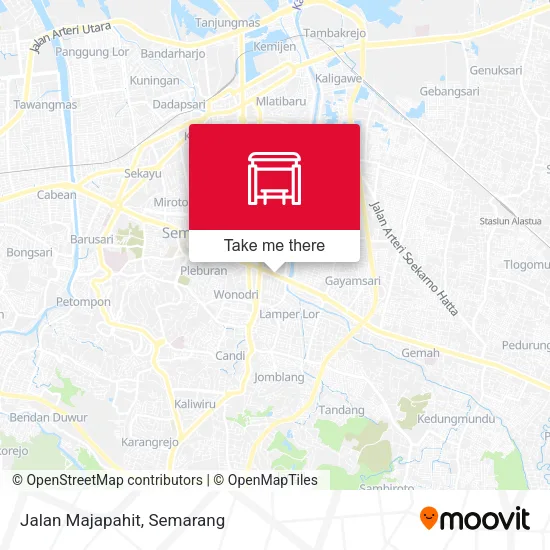 Jalan Majapahit map