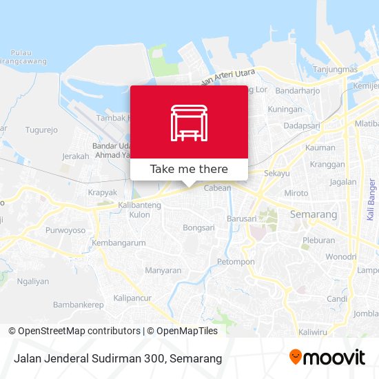 Jalan Jenderal Sudirman 300 map