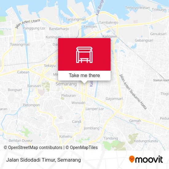 Jalan Sidodadi Timur map