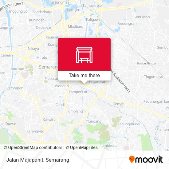 Jalan Majapahit map