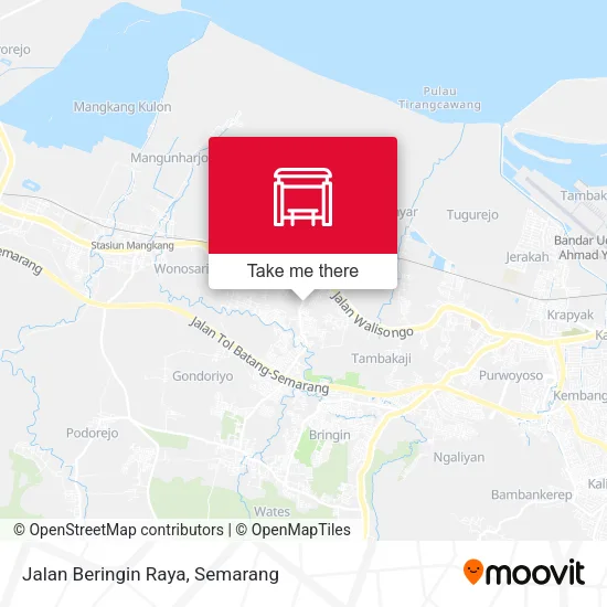 Jalan Beringin Raya map
