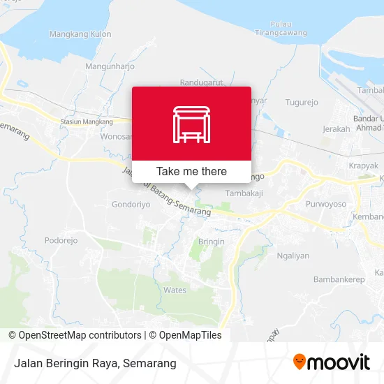 Jalan Beringin Raya map