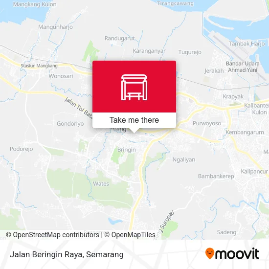 Jalan Beringin Raya map