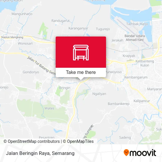 Jalan Beringin Raya map