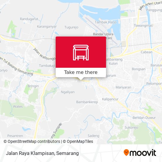 Jalan Raya Klampisan map