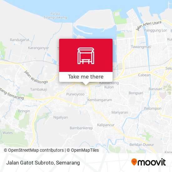 Jalan Gatot Subroto map