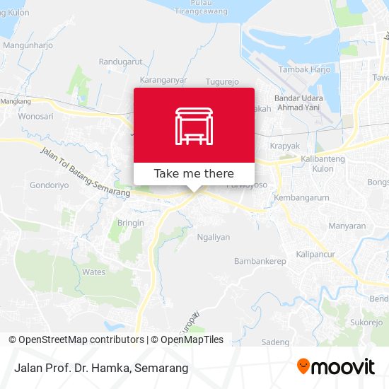 Jalan Prof. Dr. Hamka map