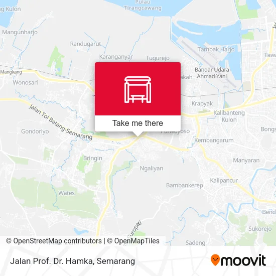 Jalan Prof. Dr. Hamka map