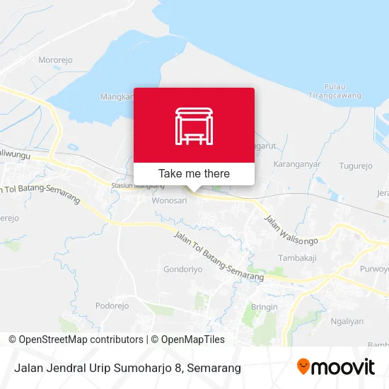 Jalan Jendral Urip Sumoharjo 8 map