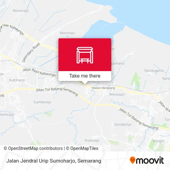 Jalan Jendral Urip Sumoharjo map