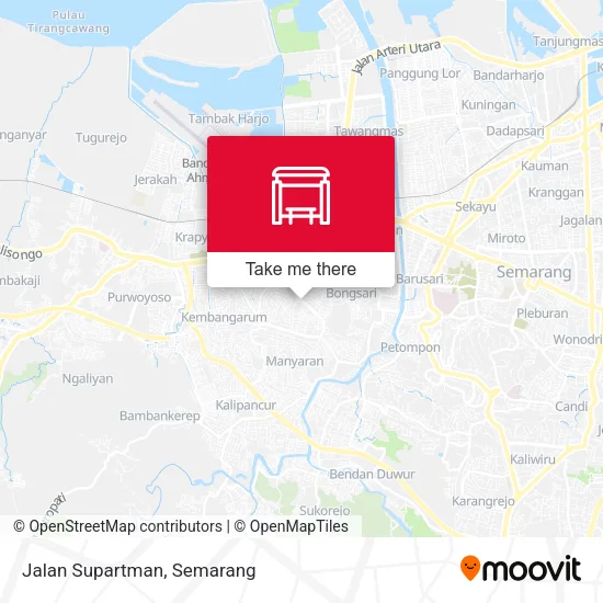 Jalan Supartman map