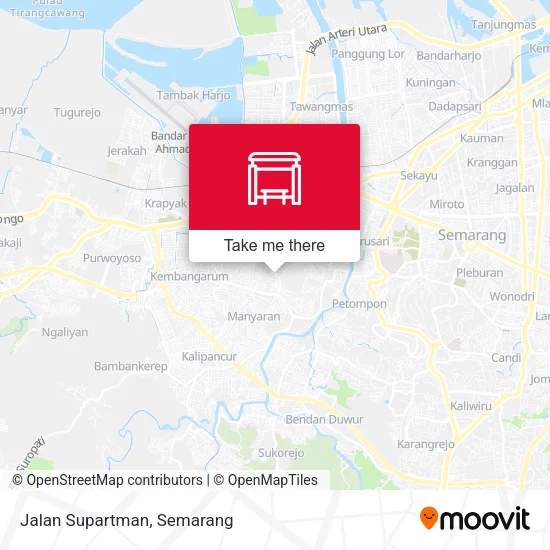 Jalan Supartman map