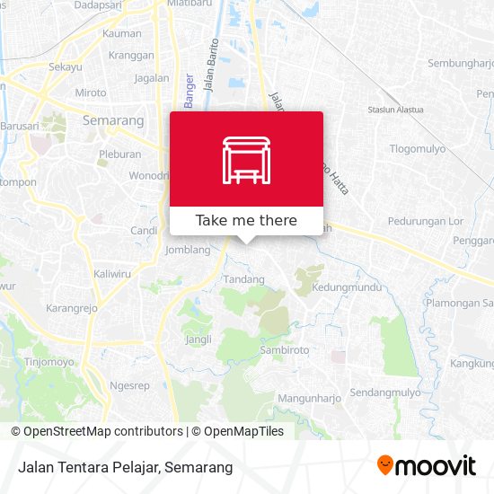 Jalan Tentara Pelajar map