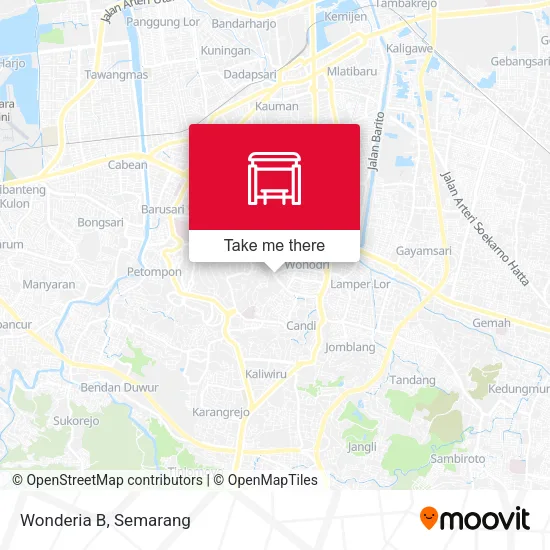 Wonderia B map