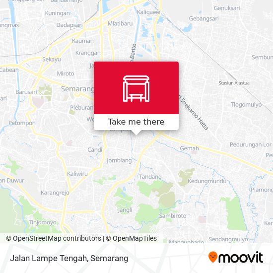 Jalan Lampe Tengah map