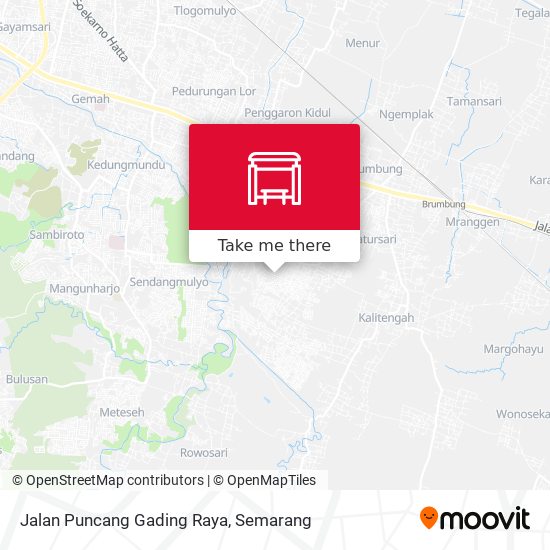 Jalan Puncang Gading Raya map