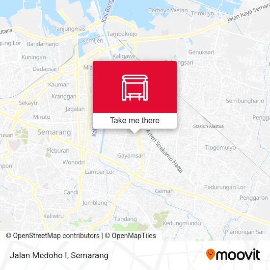 Jalan Medoho I map
