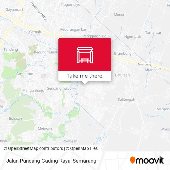 Jalan Puncang Gading Raya map