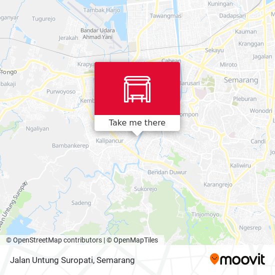 Jalan Untung Suropati map