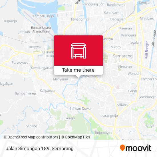 Jalan Simongan 189 map