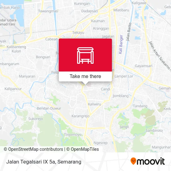 Jalan Tegalsari IX 5a map