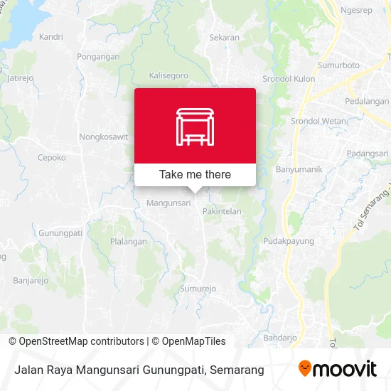 Jalan Raya Mangunsari Gunungpati map