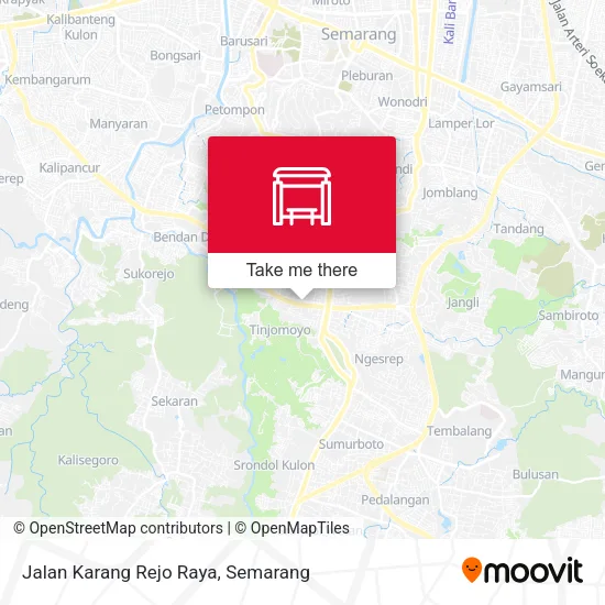 Jalan Karang Rejo Raya map