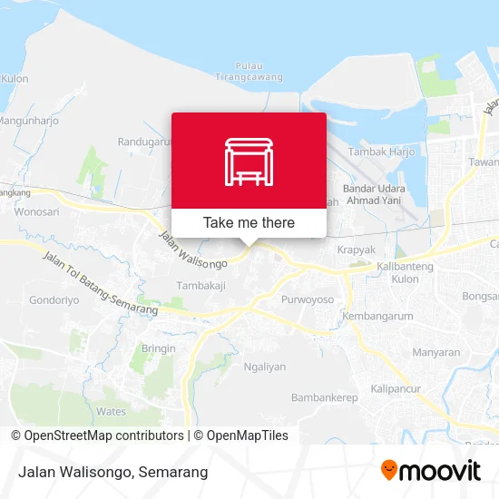 Jalan Walisongo map