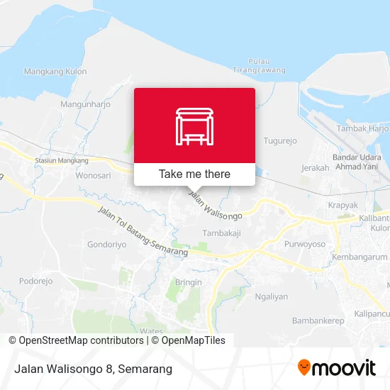Jalan Walisongo 8 map