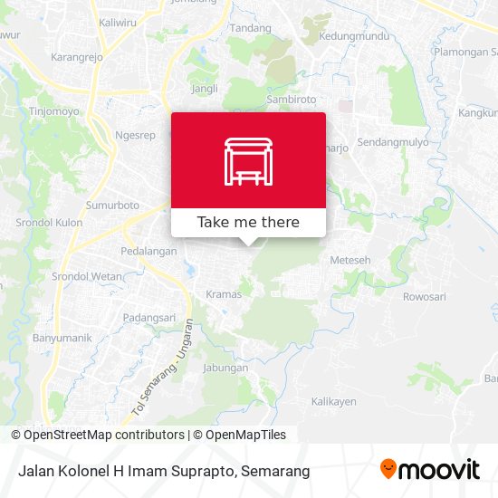 Jalan Kolonel H Imam Suprapto map