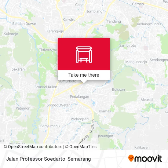 Jalan Professor Soedarto map