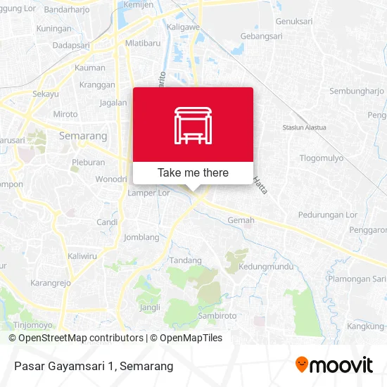 Pasar Gayamsari 1 map