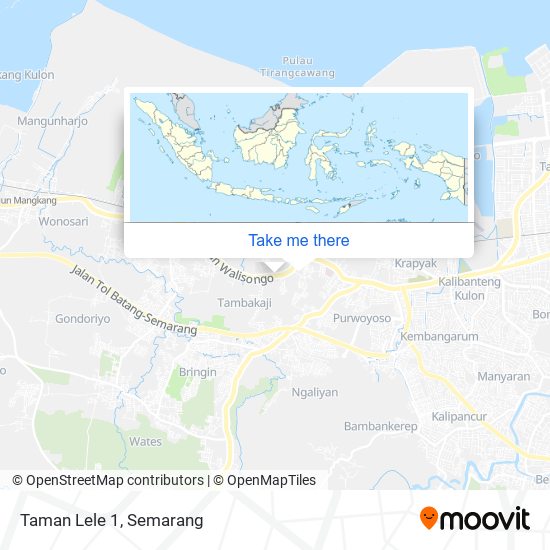 Taman Lele 1 map