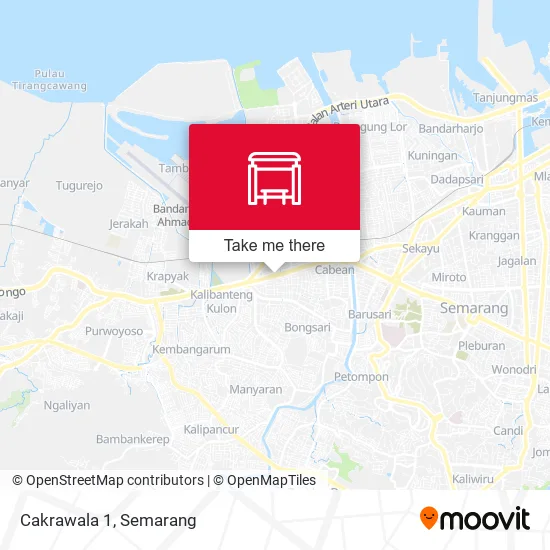 Cakrawala 1 map