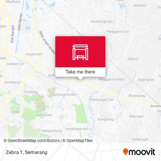 Zebra 1 map
