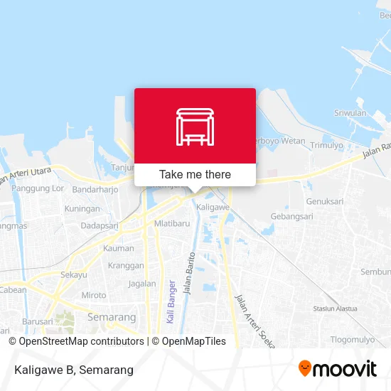 Kaligawe B map