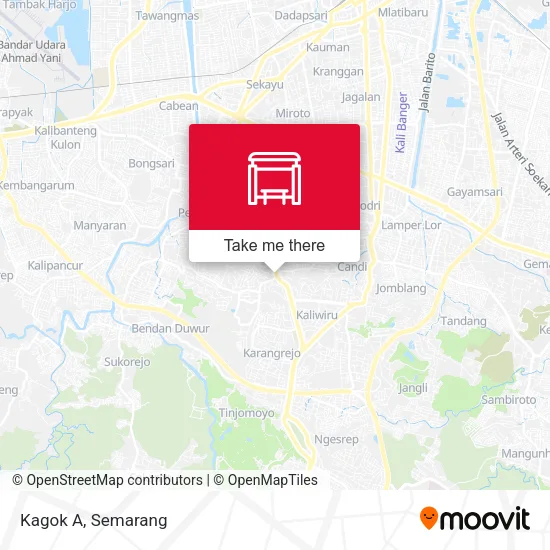 Kagok A map