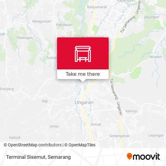 Terminal Sisemut map