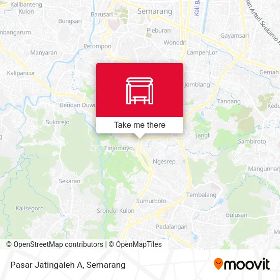 Pasar Jatingaleh A map