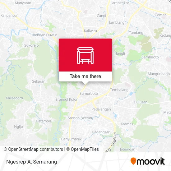 Ngesrep A map