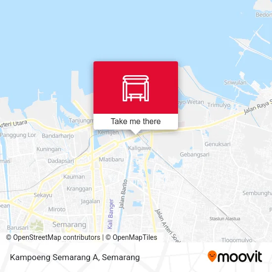 Kampoeng Semarang A map