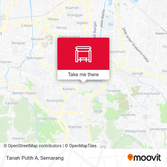 Tanah Putih A map